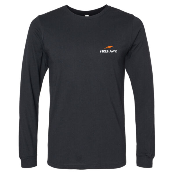 Printed Firehawk Aerospace - Unisex Heather CVC Long Sleeve Tee Thumbnail