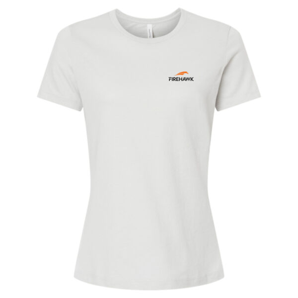 Printed Firehawk Aerospace - Women’s Relaxed Fit Heather CVC Tee Thumbnail